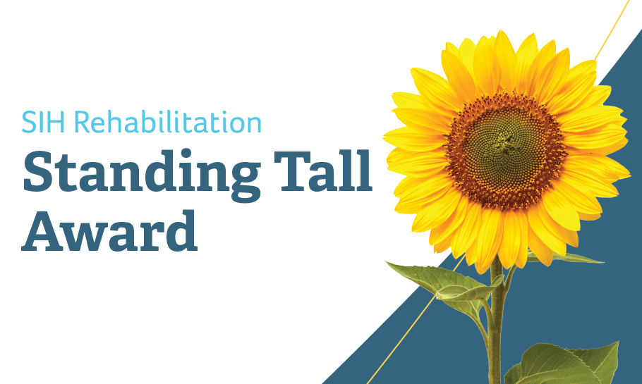 SIH Therapist for the Standing Tall Award