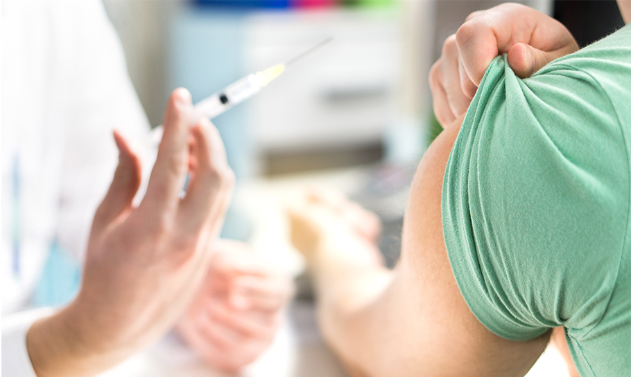 Patient Getting Immunization